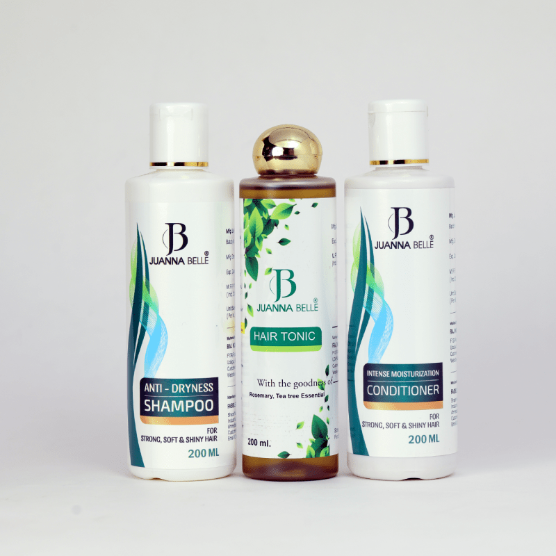 Combo Pack of Hair Shampoo, Conditioner & Tonic