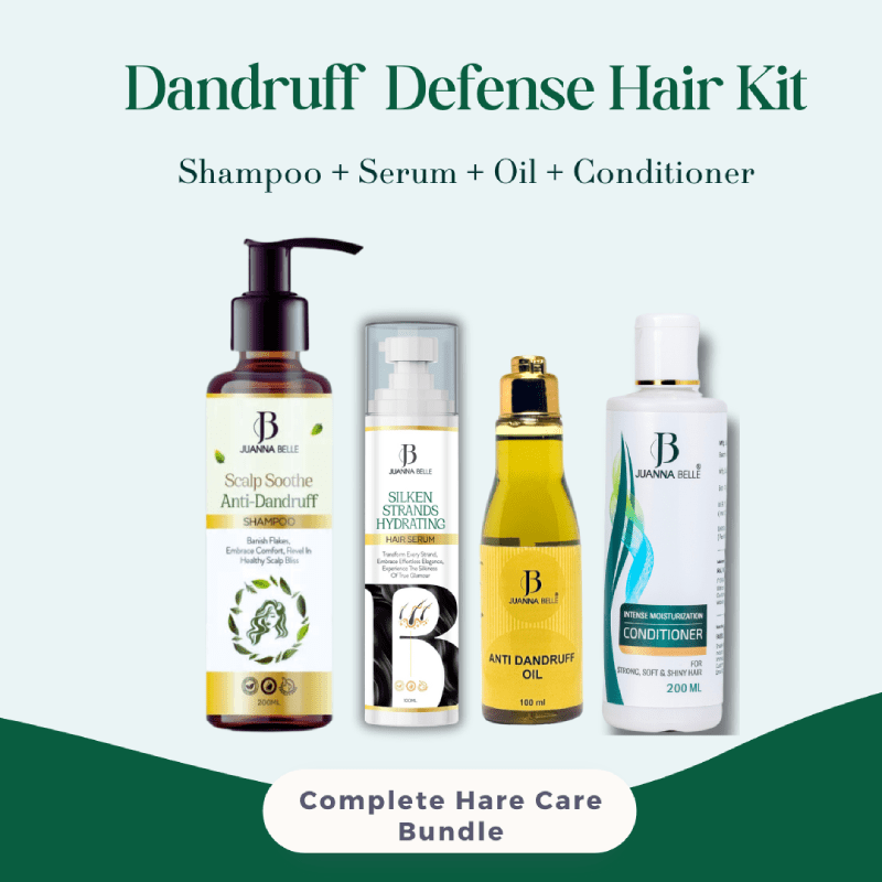 Combo of Anti Dandruff Hair Products Shampoo Conditioner Oil Serum